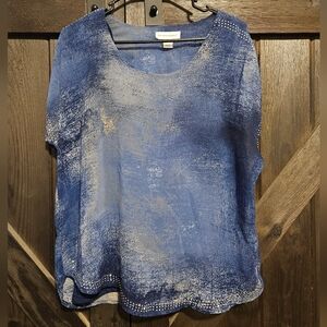Womens Blue Blouse